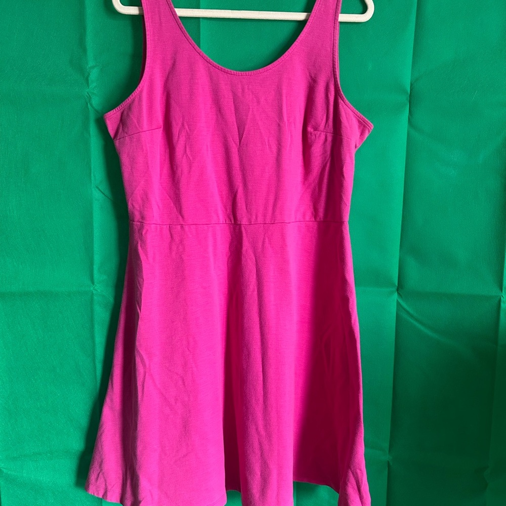 Carmen’s Causal Dress Series - Vibrant Pink Sleeveless Dress
